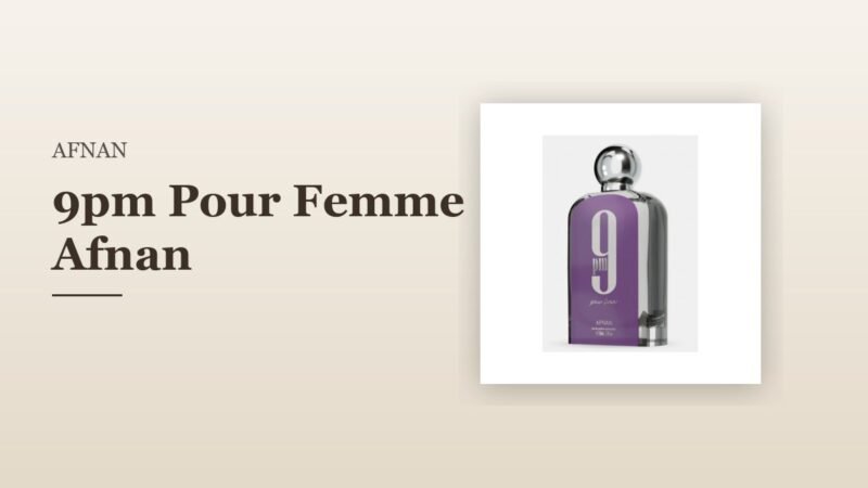 9pm Pour Femme Afnan