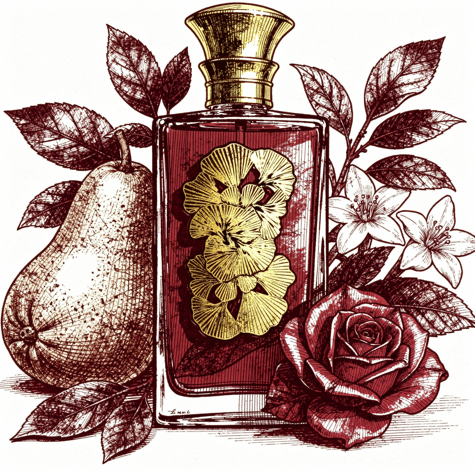 Ansaam Gold Lattafa Pride — ilustração editorial