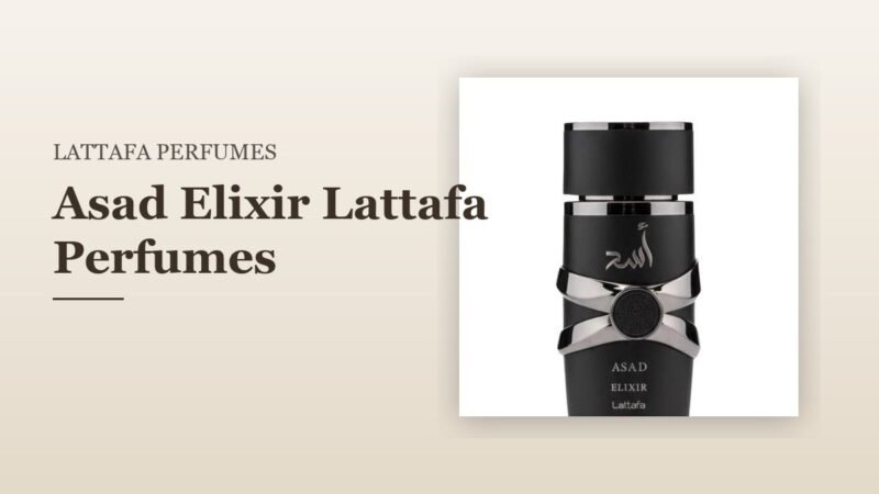 Asad Elixir Lattafa Perfumes