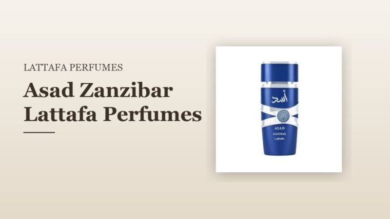 Asad Zanzibar Lattafa Perfumes