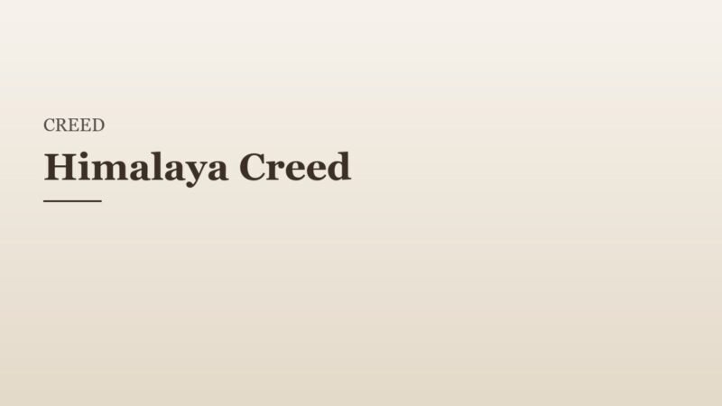Himalaya Creed