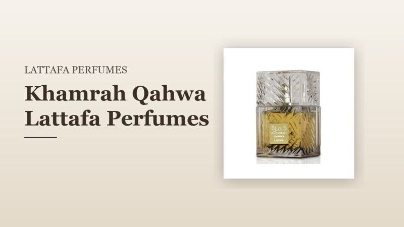 Khamrah Qahwa Lattafa Perfumes