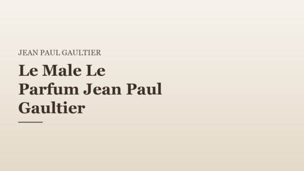 Le Male Le Parfum Jean Paul Gaultier