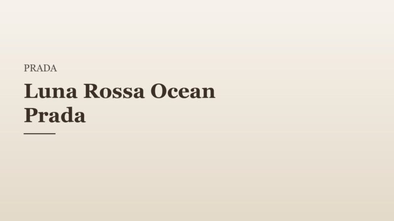 Luna Rossa Ocean Prada