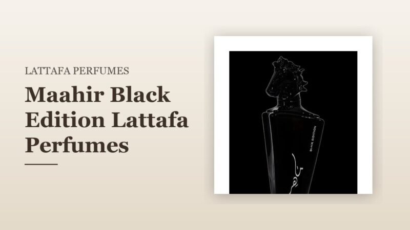 Maahir Black Edition Lattafa Perfumes