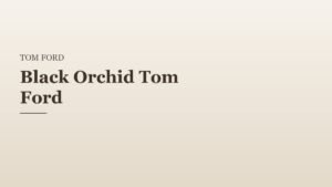 Black Orchid Tom Ford